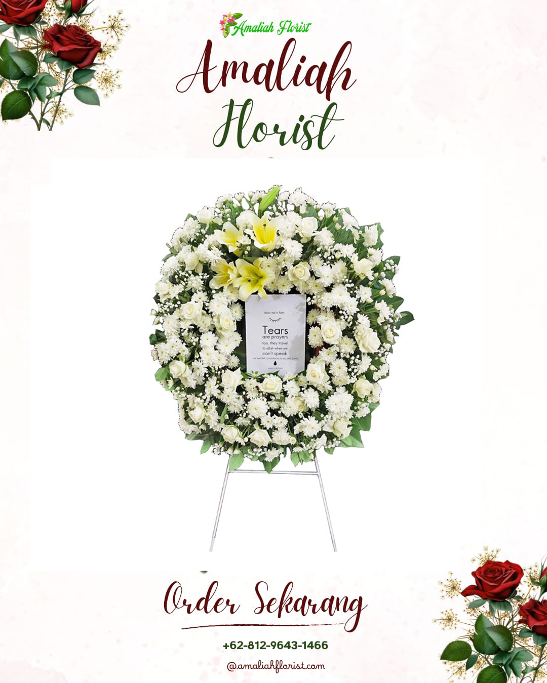 Krans Bunga Duka Ternate Utara